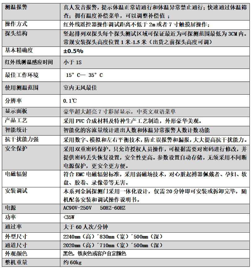 测温门803AT