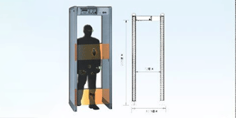 安检门的搬运和组装