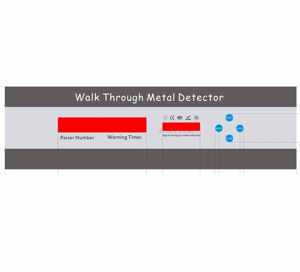 802防水型通过式金属探测门